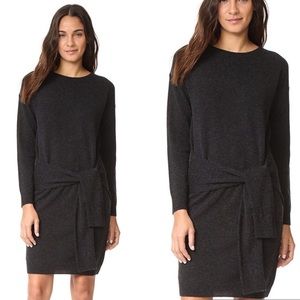Vince Wool/Cashmere Tie waist sweater dress size L